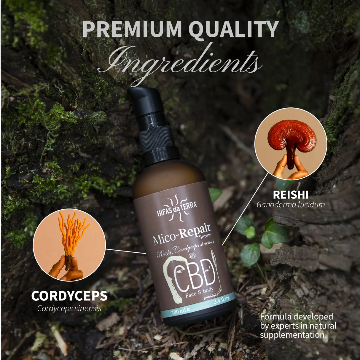 Mico-Repair Serum (Reishi and Cordyceps for Skin)