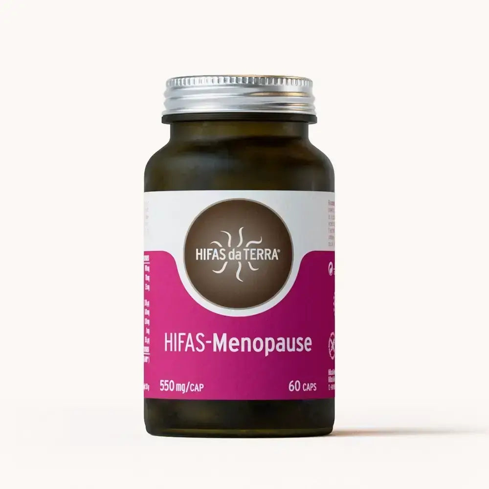 Hifas-Menopause (Reishi, Cordyceps, Lion's Mane, Ashwaghanda KSM 66 and Green Tea extract) capsules