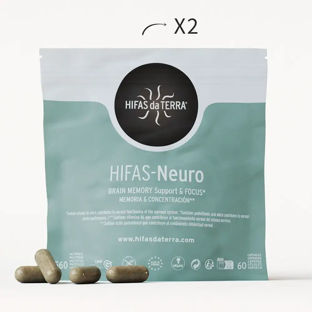 Hifas-Neuro (Lion's Mane and Chaga extract) capsules
