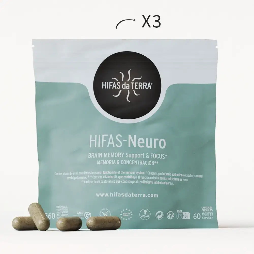 Hifas-Neuro (Lion's Mane and Chaga extract) capsules