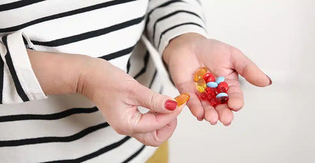 Chemical pills in hand
