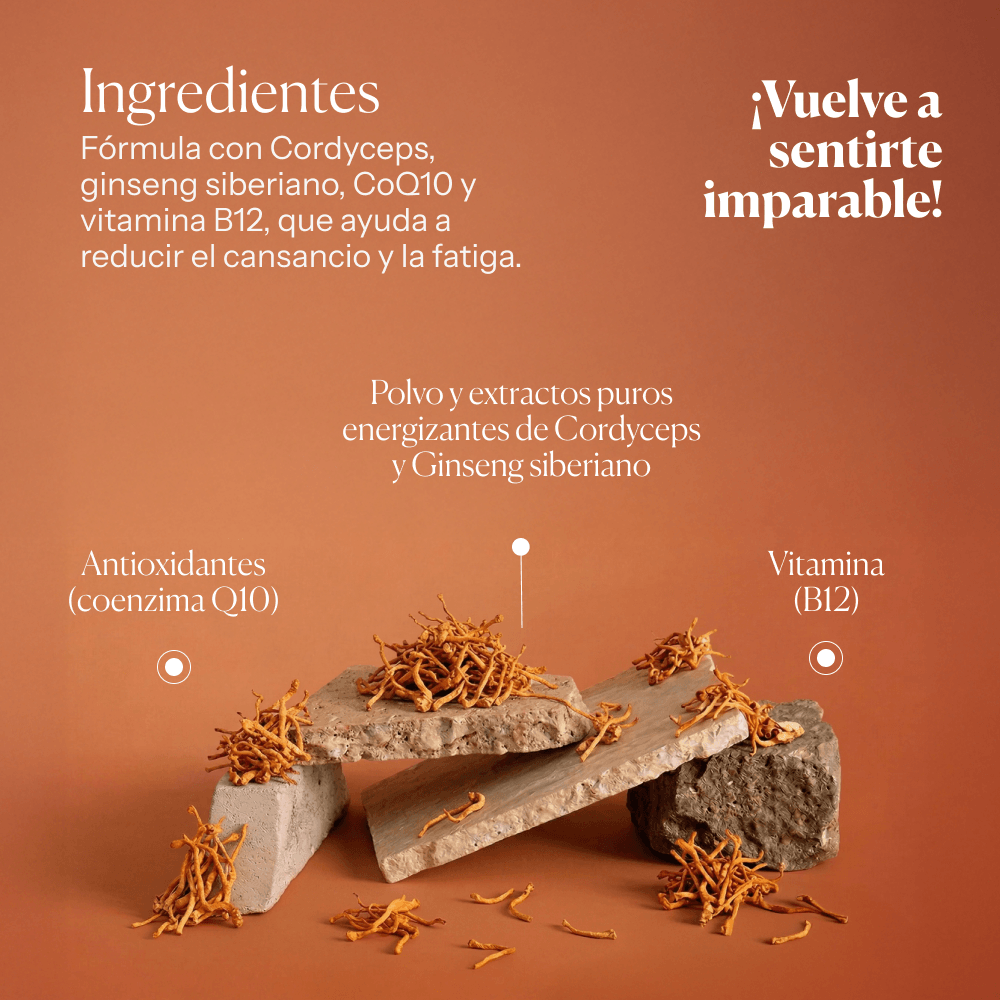 Hifas-Vitality (Cordyceps extract) Energy and Fatigue