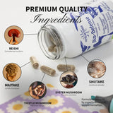 Bio Defense (Oyster, King Oyster, Lion’s Mane, Reishi and Shiitake powder) capsules