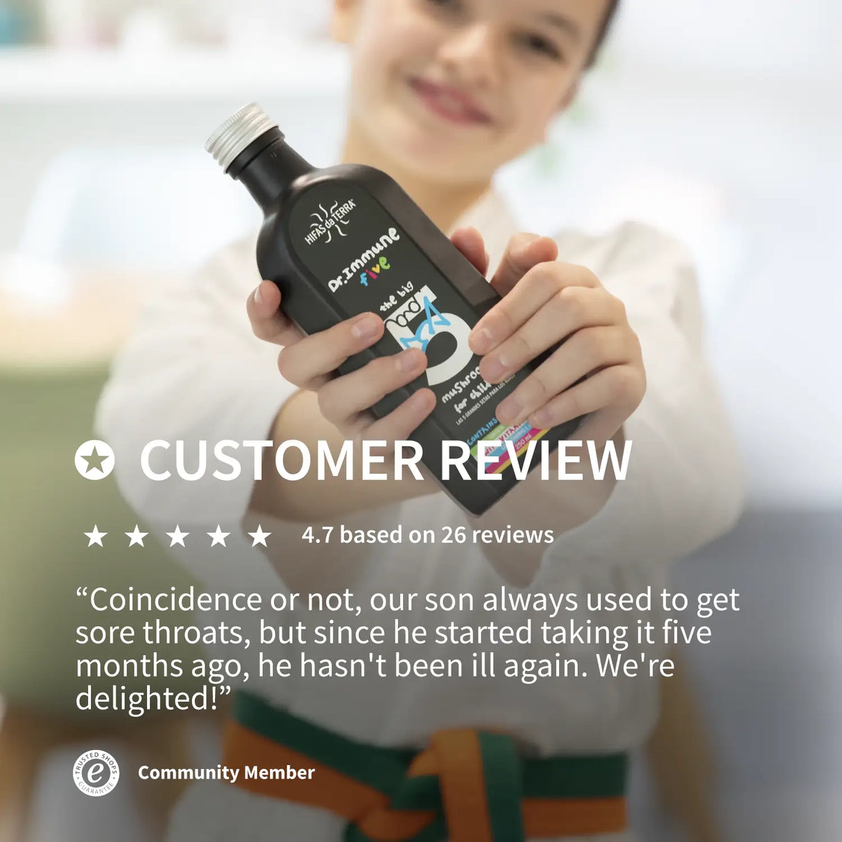 Dr. Immune Five Syrup (Reishi, Agaricus, Oyster, Chaga, Shiitake)