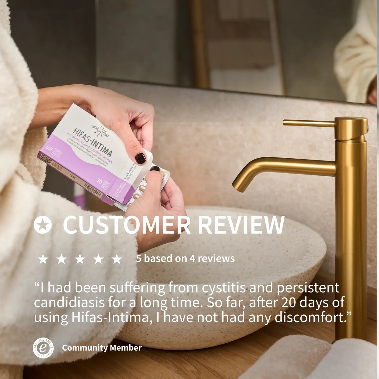 Vaginal Prebiotic and Probiotic Hifas-INTIMA