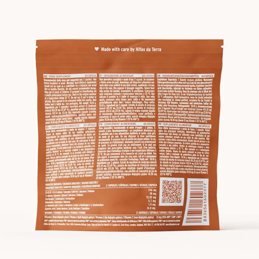 Mico-Cord Pure Cordyceps fungus extract in capsules