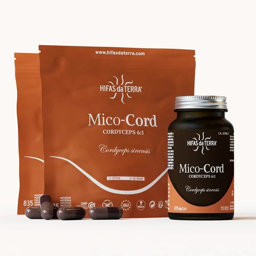 Mico-Cord Pure Cordyceps fungus extract in capsules